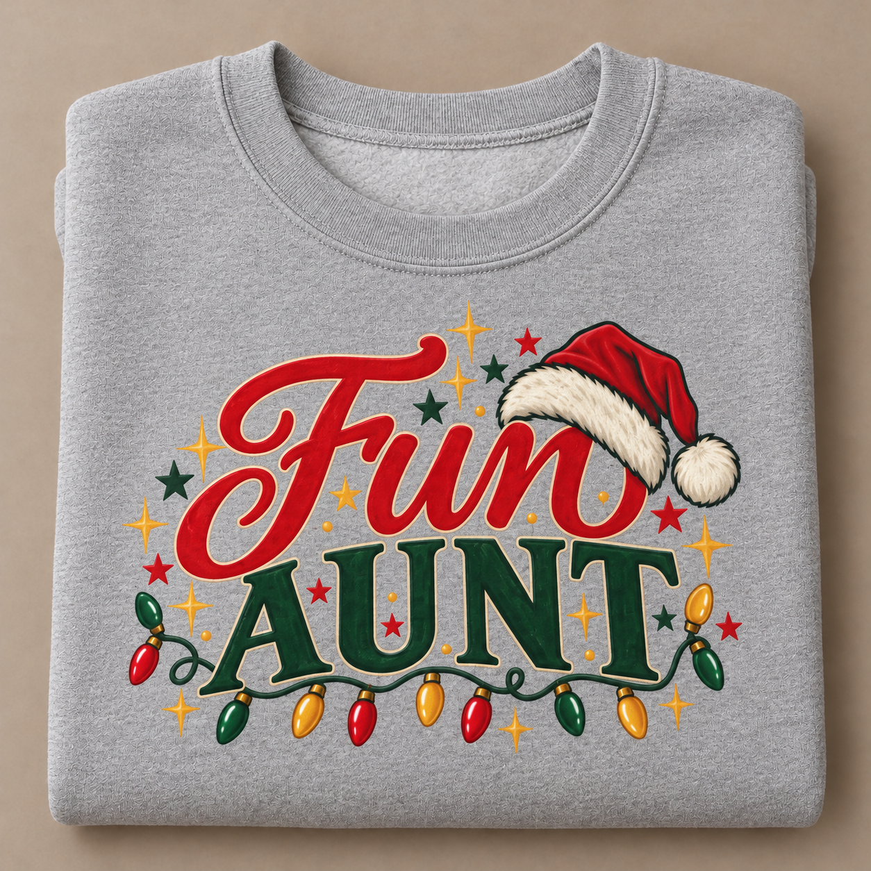 Fun Aunt Christmas Sweatshirt, Funny Auntie Crewneck Gift from Niece or Nephew