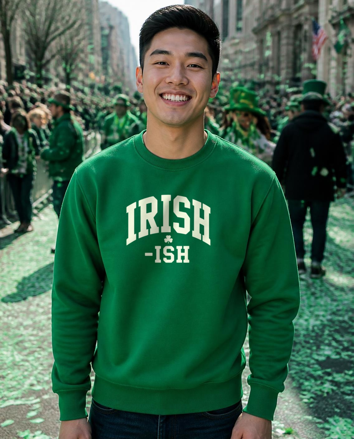 IRISH-ish crewneck sweatshirt, photo 1 of 8