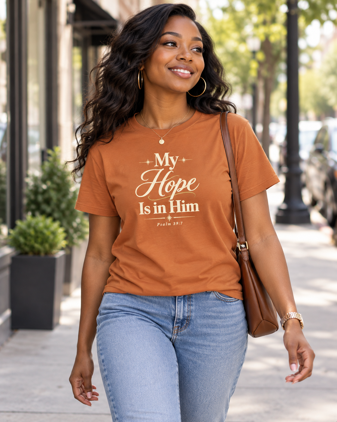 My Hope Is In Him T-shirt | Christian Faith Scripture Tee: other