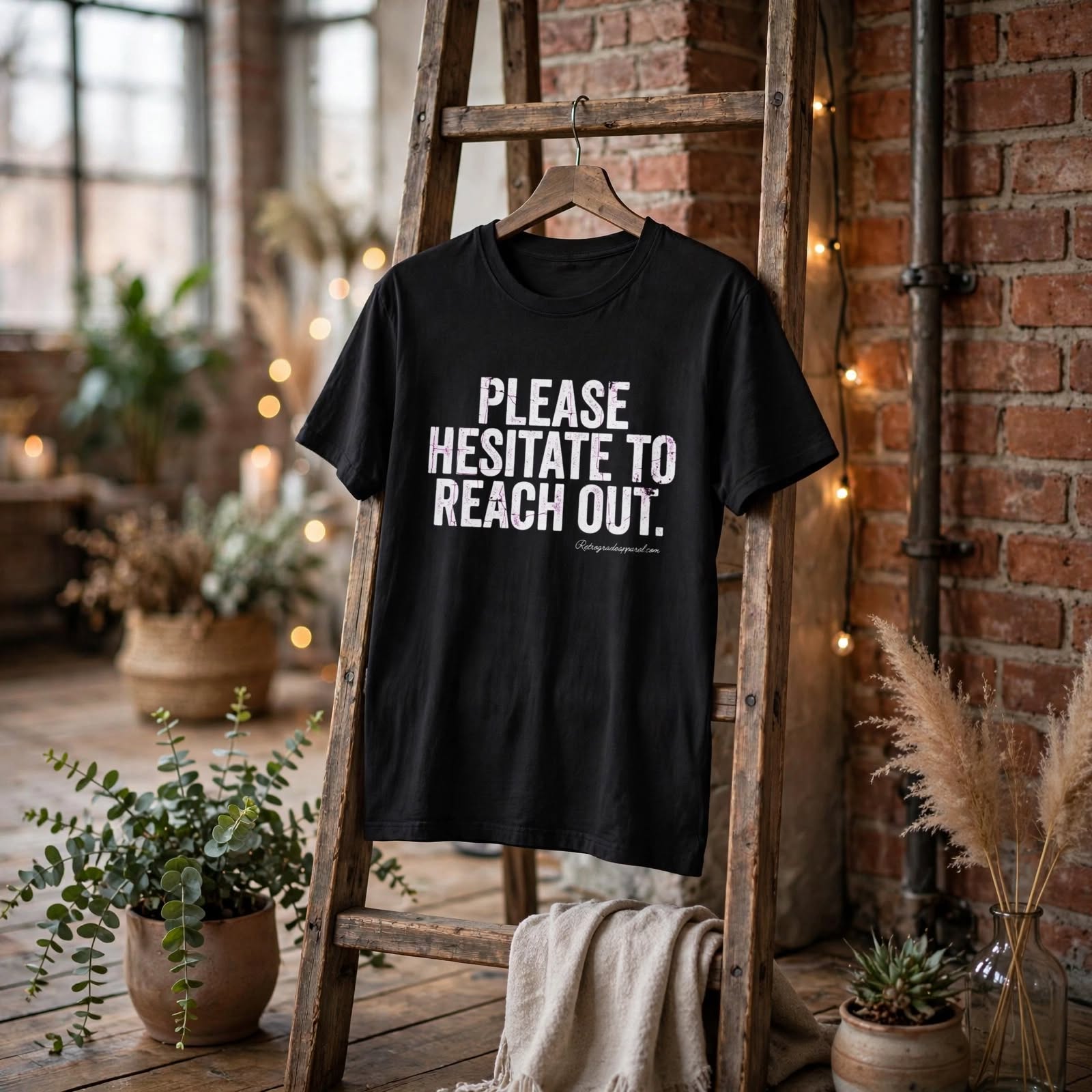 Please Hesitate To Reach Out Shirt, Funny Sarcastic Office T-Shirt, Introvert Graphic Tee