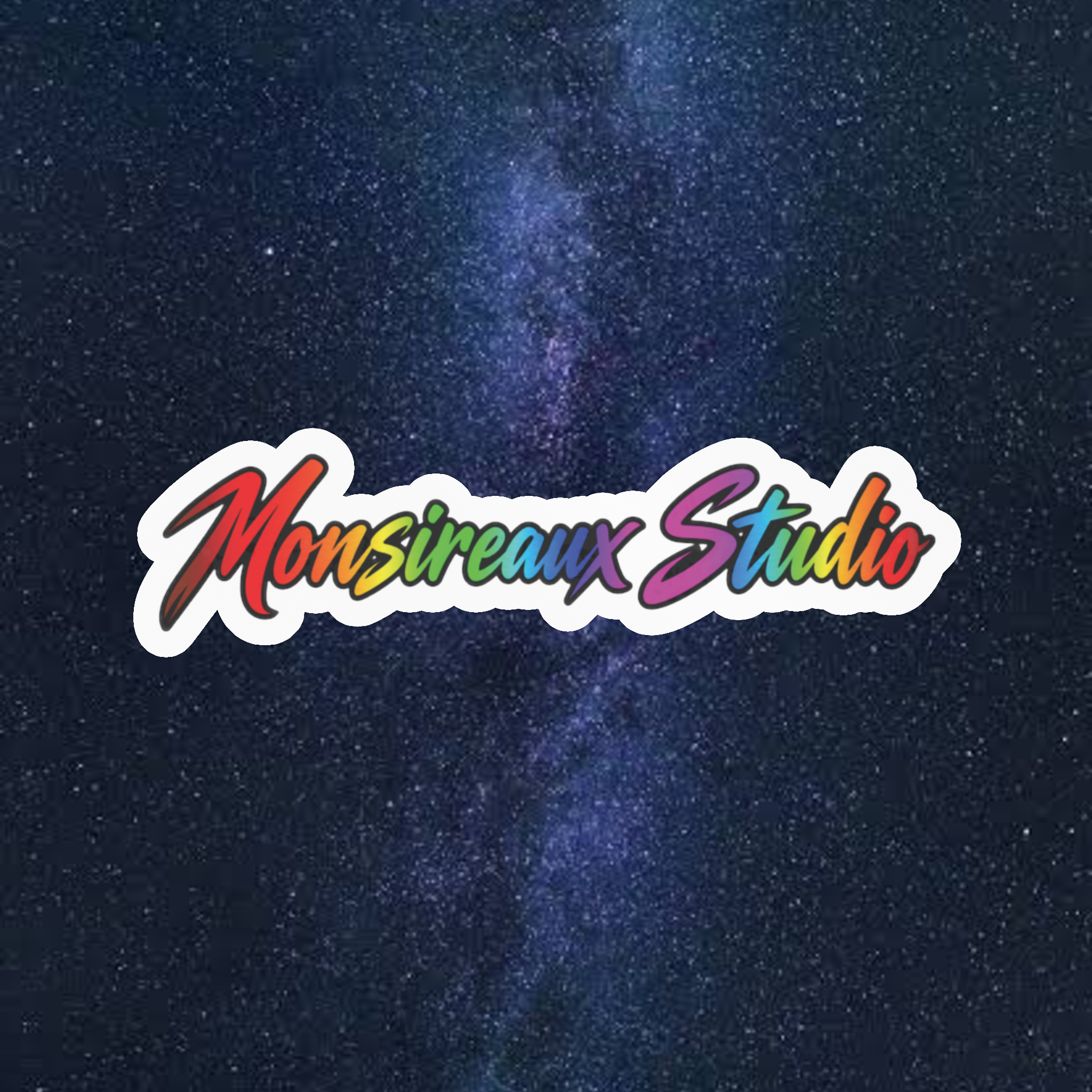 Monsireaux Studio Branded Kiss-Cut Vinyl Decal — 3" x 4" / Kiss-Cut / Glossy