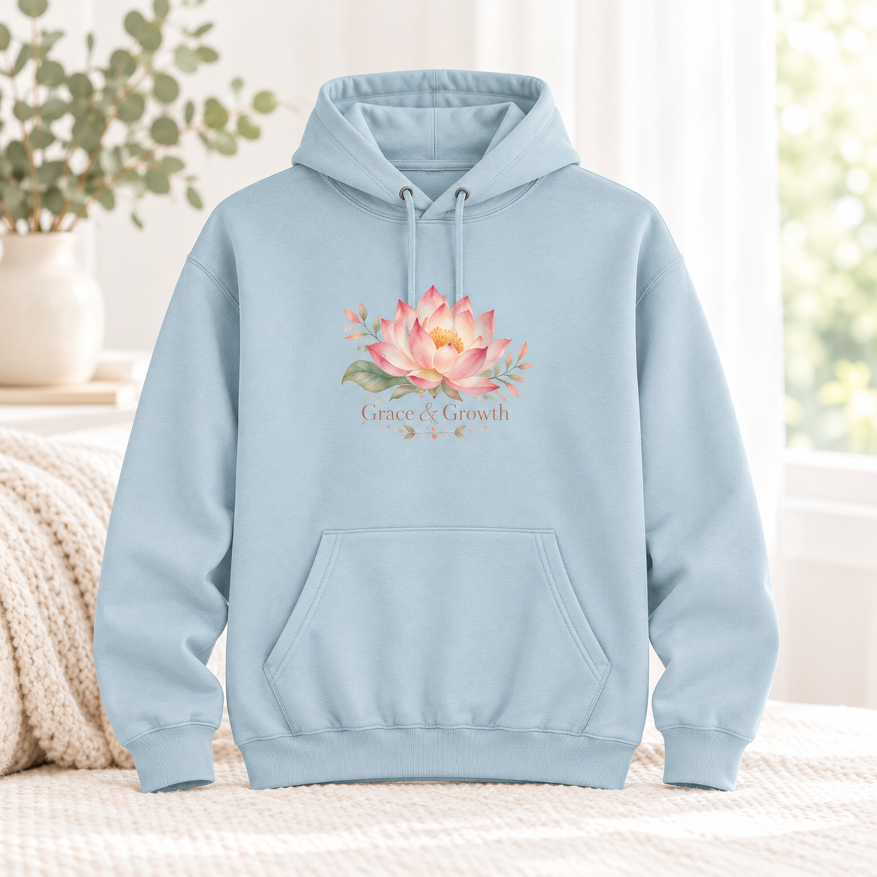 Bloom and Grow floral hoodie