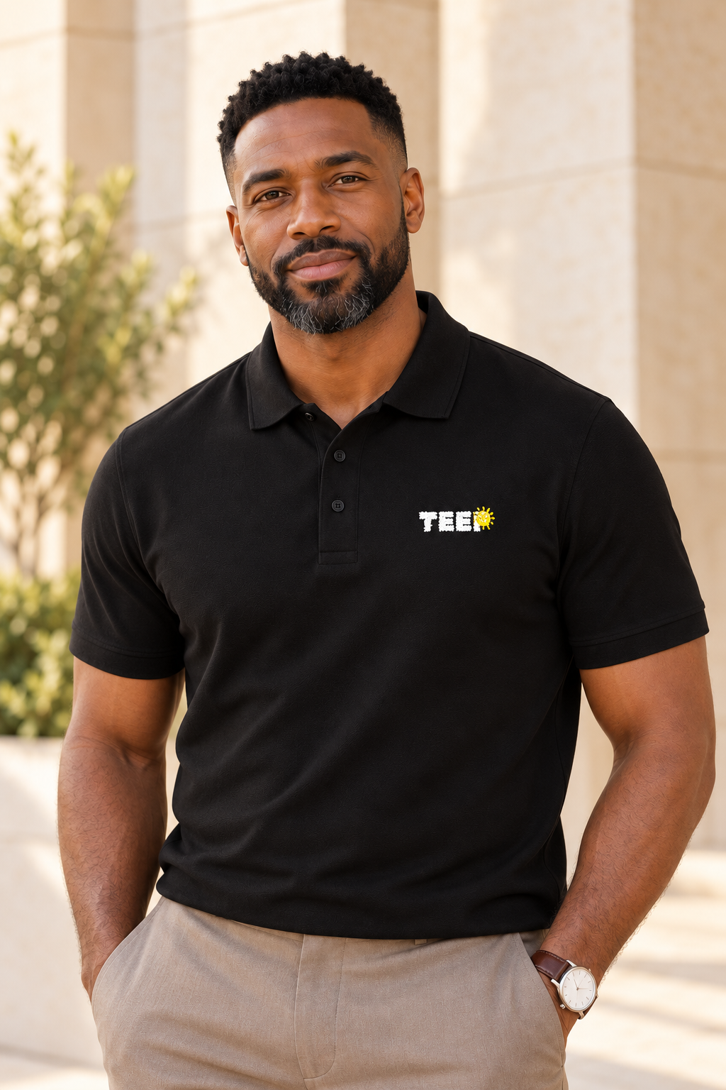 Teep Pique Polo Shirt (Embroidery)