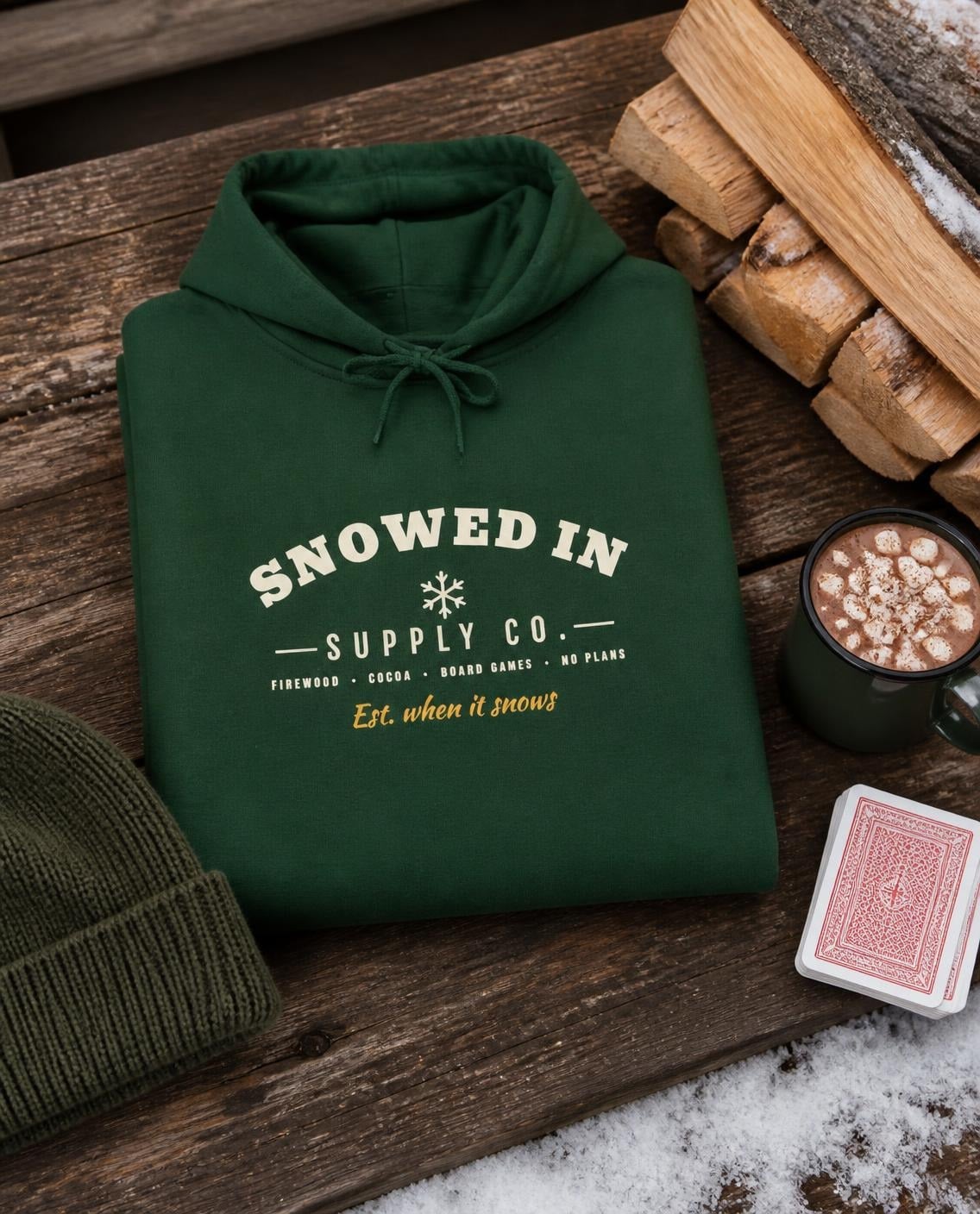 Snowed In Supply Co. hoodie, photo 1 of 4