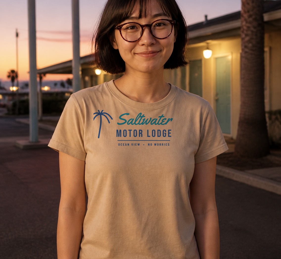 Saltwater Motor Lodge tee, photo 1 of 2
