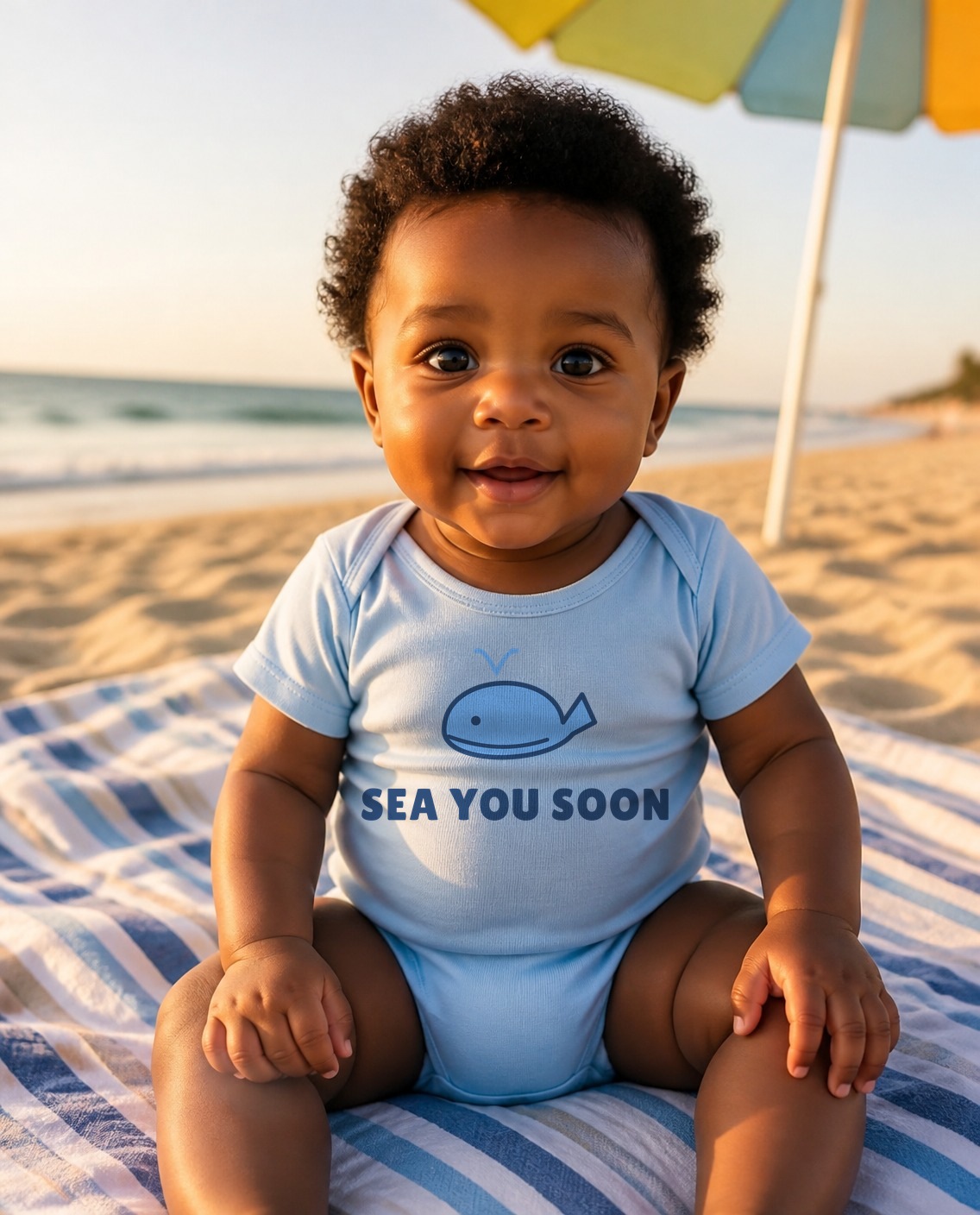 Sea You Soon baby bodysuit, photo 1 of 2