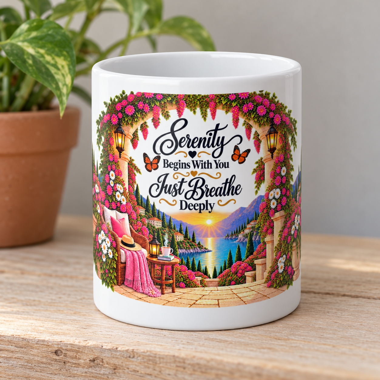 Colorful Inspirational Jumbo Mug, 20oz | Same Radiance